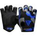 RDX Weight Lifting Gloves Gym Fitness Workout, Anti Slip Padded Palm Protection Elasticated Strength Training Equipment Men Women Half Finger Exercise Bodybuilding Calisthenics Cycling Rowing Climbing Blue Medium