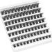 JIMIRE CL05 84Pcs DIY 5D Wispy Eyelash Clusters | D Curl Individual Lashes 10-16MM | Fluffy Self Application Extensions - Buy Online on GoSupps.com