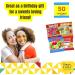Haribo Sweets Hamper Gift Box - 50 Mini Bags | Supermix, Starmix, Tangfastic, Strawbs | Kids Party Bag Fillers - Buy Online on GoSupps.com