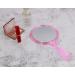 OIGUMR Large Double Sided Handheld Mirror - 1x/2x Magnification - Cute Pink Design - 5.8x10.6 inches - Perfect for Makeup & Travel - Buy Online on GoSupps.com