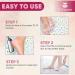 Pack of 1 Professional Pedicure Foot File of Good Plastic and Steel Grades Remove Callus Hard Skin Remover Double-Sided Exfoliator-Scrubber Easy to Use with Ergonomic Grip - Buy Online on GoSupps.com