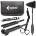 CYNAMED Medical Student Exam Kit - 5-Piece Assessment and Diagnostic Set - Reflex Hammer C128 and C512 Tuning Forks Pupil Gauge Bandage Scissors  Perfect for Medical Students!
