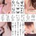 Cerlaza 100 Sheets Temporary Tattoos for Women - 420 Mixed Styles Fake Tattoo Stickers - Realistic Henna Body Art Sticker Set - Buy Online on GoSupps.com