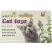 Fashion's Talk Furry Rattle Ball Cat Toys 6-Pack for Kitty | Interactive Playtime Set - Buy Online on GoSupps.com