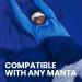Manta Original 100% Total Blackout Eye Cups for Sleep Masks - Zero Pressure, Soft & Comfy | Adjustable for Deep Rest, Naps & Travel - Buy Online on GoSupps.com