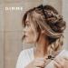 Gimme Beauty Black Onyx Fine Hair Ties - Seamless Microfiber Elastics (9 Count) - Buy Online on GoSupps.com