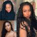 Passion Twist Hair 20 Inch Water Wave Crochet Hair 8 Packs for Black Women - Spring Twist, Faux Locs, Butterfly Locs - #1B Color - Buy Online on GoSupps.com