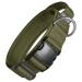 OneTigris dog collar with metal buckle for dogs L Ranger Green