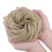 Silk-Co Wavy Soft Bun Hair Part with Rubber Band - Thickening Hair Extensions for Messy Updos - 45g Ash Blond - Buy Online on GoSupps.com