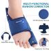 Bunion Corrector Kit for Men and Women - Adjustable Toe Separators for Hallux Valgus Pain Relief - Day/Night Support - Blue - Buy Online on GoSupps.com