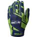 Buy Wilson NFL Stretch Fit Gloves Seattle Adult | International Shipping Available - Buy Online on GoSupps.com