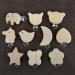 Pack of 10 wooden pacifier clips - wooden pacifier chain pacifier chain clips pacifier clip baby clip nipple holder for babies and children