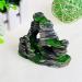 2PCS Aquarium Rock Cave Decoration with Green Grass | Resin Fish & Shrimp Hiding Accessories | Mountain View 11x9x11cm & 10x5.5x10cm - Buy Online on GoSupps.com