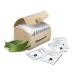 Eucalyptus Crisp Scented Moist Towelettes Single Use by Nabila K - Alcohol-Free Plant-Based with Natural Ingredients - Individually Wrapped Disposable Travel Size Wipes with Bamboo Case - 20 Count Eucalyptus Crisp 1 Count (Pack of 20)