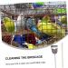 Beavorty Cage Cleaner 2pcs Set Birdcage Brush Bird Cage Pet Bird Cleaning Brush Parrot Cage Cleaning Brush Poo Remover 7x9cm Assorted Color - Buy Online on GoSupps.com