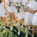 Set of 7 Bride and Bridesmaid Disposable Slippers for Wedding and Spa - Perfect Party Favors and Gifts - Buy Online on GoSupps.com