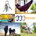 Hikemax 7075 Aluminum Carabiners - Heavy Duty Clips for Hammocks, Camping Accessories & Keychains | 12 KN Strength - Buy Online on GoSupps.com