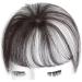 Bangs Hair Clip Bangs Hair Human Hair Bangs with Top Piece Clip in Seamless Topper&Fringe Extension 3D Natural Fringe Clip in Bangs Brazilian Non-remy Hair Pieces for Women Bangs Clip in Hair (Color Natural Color - Buy Online on GoSupps.com