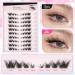 DIY Individual Lash Extension Kit - Fluffy Mink Fox Eye Lashes - Natural Look - 80pcs 10pairs - X-Cluster Lashes Kit 8-16MM - Buy Online on GoSupps.com