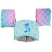 SwimWays Swim Trainer, US Coast Guard Approved Life Vest Kids Swim Vest, Arm Floaties & Life Jackets for Kids 33-55 lbs, Mermaid