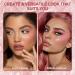 Fading Rose Eyeshadow Palette - Matte Shimmer & Glitter Pink Makeup | Highly Pigmented Pressed Powder - Buy Online on GoSupps.com