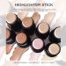 Ownest 2 Colors Highlighter Stick - Waterproof Shimmer Cream Powder for a Radiant Glow - Buy Online on GoSupps.com