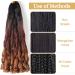 Ainimiu French Curly Braiding Hair 22 Inch 8 Packs - Pre Stretched Bouncy Braiding Hair- Loose Wavy Braiding Hair Synthetic Hair Extensions for Black Women 22 Inch(pack of 8) 1B/33/30 - Buy Online on GoSupps.com