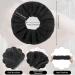 Large Microfiber Hair Drying Scrunchies and Bowtie Headbands Set - Black Gray - Buy Online on GoSupps.com