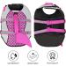 ASENKU Dog Life Jacket - Ripstop Vest with Reflective Strip | Pink Shark XS | Dog Lifesaver Swimsuit for Swimming and Boating - Buy Online on GoSupps.com