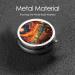 Red Clouds and Trains Portable Metal Pill Box | Mini 3-Compartment Travel Case for Small Pills - Buy Online on GoSupps.com