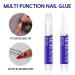 Morovan Nail Glue 10PCS - Professional Super Strong Adhesive for Acrylic Nails - Buy Online on GoSupps.com