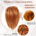 Orange Messy Bun Hair Extensions Claw Clip Short Ponytail Hair Extensions Natural Straight Synthetic Fake Hairpiece Short Bun Hair Chignons for Women Girls - Buy Online on GoSupps.com