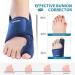 Bunion Corrector Kit for Men and Women - Adjustable Toe Separators for Hallux Valgus Pain Relief - Day/Night Support - Blue - Buy Online on GoSupps.com