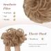 FESHFEN Warm Blonde Messy Bun Hair Scrunchie - Curly Wavy Updo Hairpiece for Women - Synthetic Donut Hair Piece (Pack of 1) - Buy Online on GoSupps.com