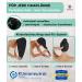 Buy Pamuq 100% Cotton Black Hair Turban Set Quick-Drying Button Design 2-Piece Hair Towel for Effortless Drying | International Shipping - Buy Online on GoSupps.com