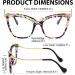 FEISEDY Women Oversized Blue Light Blocking Glasses | Cat Eye Floral Design | Anti Eyestrain Eyewear B2956 (55mm) - Shop Internationally - Buy Online on GoSupps.com