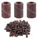 AISEELY Sanding Bands Pack Nail Sanding Bands for Nail Drill Bit 150pcs 80# 120# 180# Grit Electric Nail Drill Sanding Bands for Manicure & Pedicure Each Size 50pcs black
