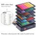 KALOUR 180 Colored Pencil Set with 12 Metallic Pencils - Ideal for Coloring and Drawing - Vibrant Colors - Tin Case Included - Buy Online on GoSupps.com