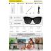Cat Eye Oversized Reader Sunglasses for Women UV Protection - WEMOOTANTS Classic Black 3.0x - Buy Online on GoSupps.com