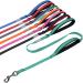 Vivaglory traffic handle dog leash dog leash with two padded handles strong reflective & metal hook training lines for dogs turquoise 1.8 m x 1.4 cm turquoise
