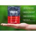 Iron Tablets High Strength 14mg - 365 Tablets 12 Months Supply - Vegan Iron Supplements for Women and Men - Ferrous Fumarate Energy Tablets Reduces Tiredness and Fatigue - UK Made Iron Vitamin - Buy Online on GoSupps.com