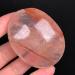 QPYD natural healing crystal.Natural pink crystal carving polishing healing massage home art collection gifts (size: 2 pieces)