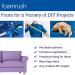 6x26x26 Gel Memory Foam Square Cushion - Medium Firm | Ideal for Dining Chairs, Couches, Sofas, and Wheelchairs - Buy Online on GoSupps.com