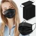 Black Disposable Face Masks 100 Pack Black Masks Disposable Disposable Face Masks for Adults