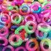 FINDYOU 40 Pcs Hair Ties Spiral for Women Plastic Hair Ties Coil Hair Ties for Girls Clear Hair Ties No Damage Baby Hair Ties for Thick Hair Elastic Hair Ties Small 1