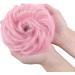 Thick Curly Hair Bun Extension Scrunchie - Light Pink Updo Hairpiece for Women & Girls - 45g - Buy Online on GoSupps.com