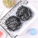 Long Handle Shower Sponge with Back Scrubber Brush, 2 Body Wash Puffs - Black Loofah Bath Sponges for Exfoliation | Men, Women, Elderly - Buy Online on GoSupps.com