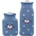 RUKAZA Hot Water Bag Heating Bottle Silicone with Knit Cover - Pain Relief & Hot Compress Therapy (Blue Long) - Buy Online on GoSupps.com
