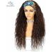 ZYC Long Kinky Curly JBROWN Headband Wig - No Gel Glueless Perfect for Daily Wear Weddings Parties Travel & Holidays | International Shipping Available - Buy Online on GoSupps.com
