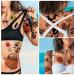 Halloween Waterproof Temporary Tattoo Stickers - 40 Sheets | Funny Designs for Men, Women & Kids - Buy Online on GoSupps.com